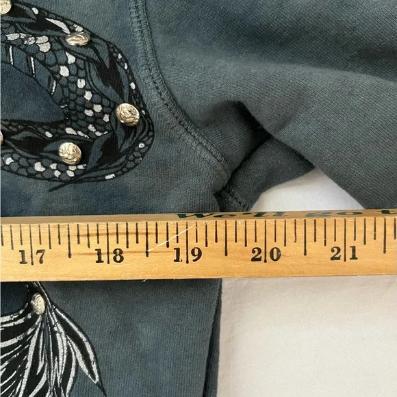 BLING DRAGON HOODIE Asian vibe Key Closet 2006 Y2K - Picture 2 of 15